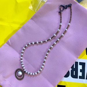 Silpada Coin Pearl Necklace